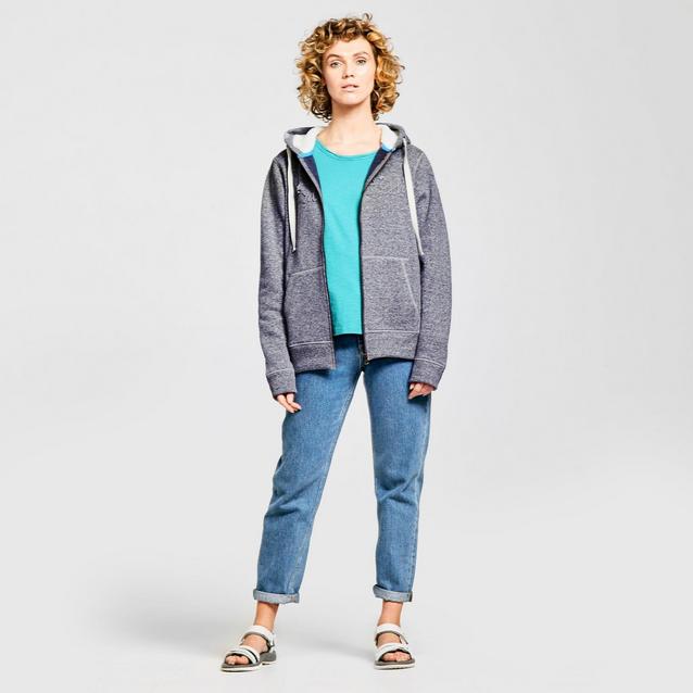 Weird Fish Women’s Tani Full Zip Hoodie Blacks