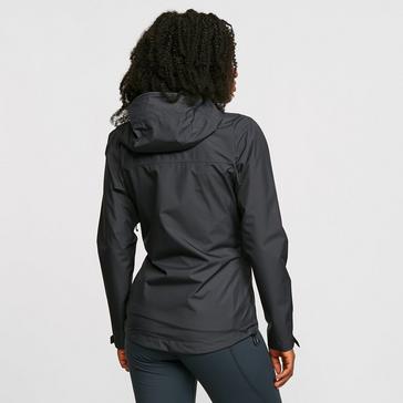 BLACK Rab Women's Downpour ECO Waterproof Jacket
