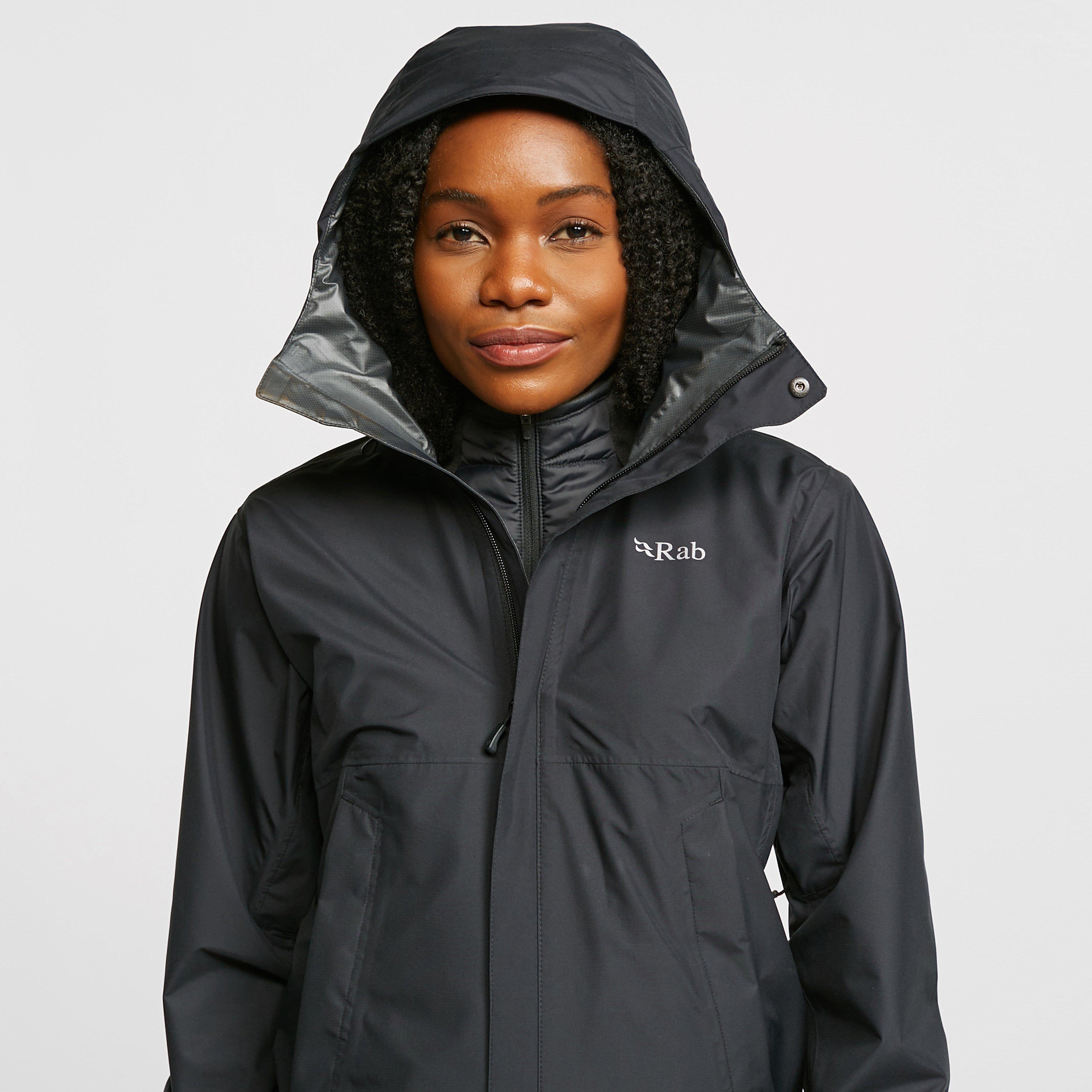 black waterproof parka womens