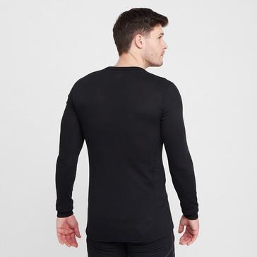 Black Odlo Men’s Active Warm Eco Baselayer Top