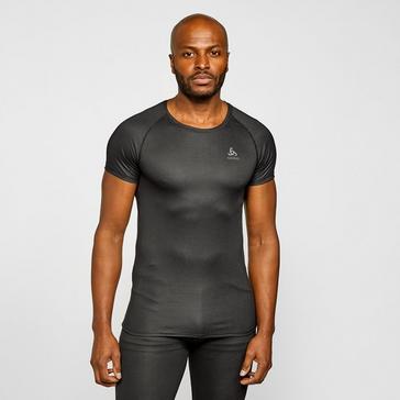 GREY Odlo Men's Active F-Dry Light Eco Short Sleeve BaseLayer Top