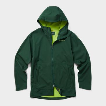 Green Merrell Men’s Whisper Rain Jacket