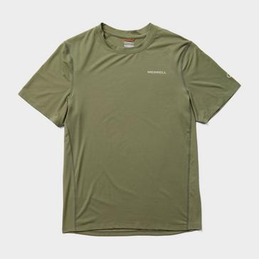 Green Merrell Men’s Trek Short Sleeve T-Shirt