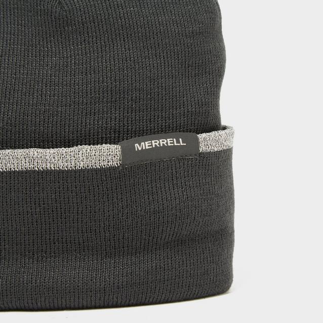 Merrell Men s Reflective Midweight Beanie Blacks