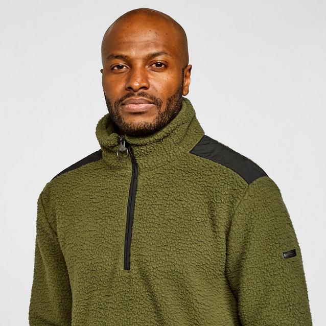 Half zip best sale pile fleece