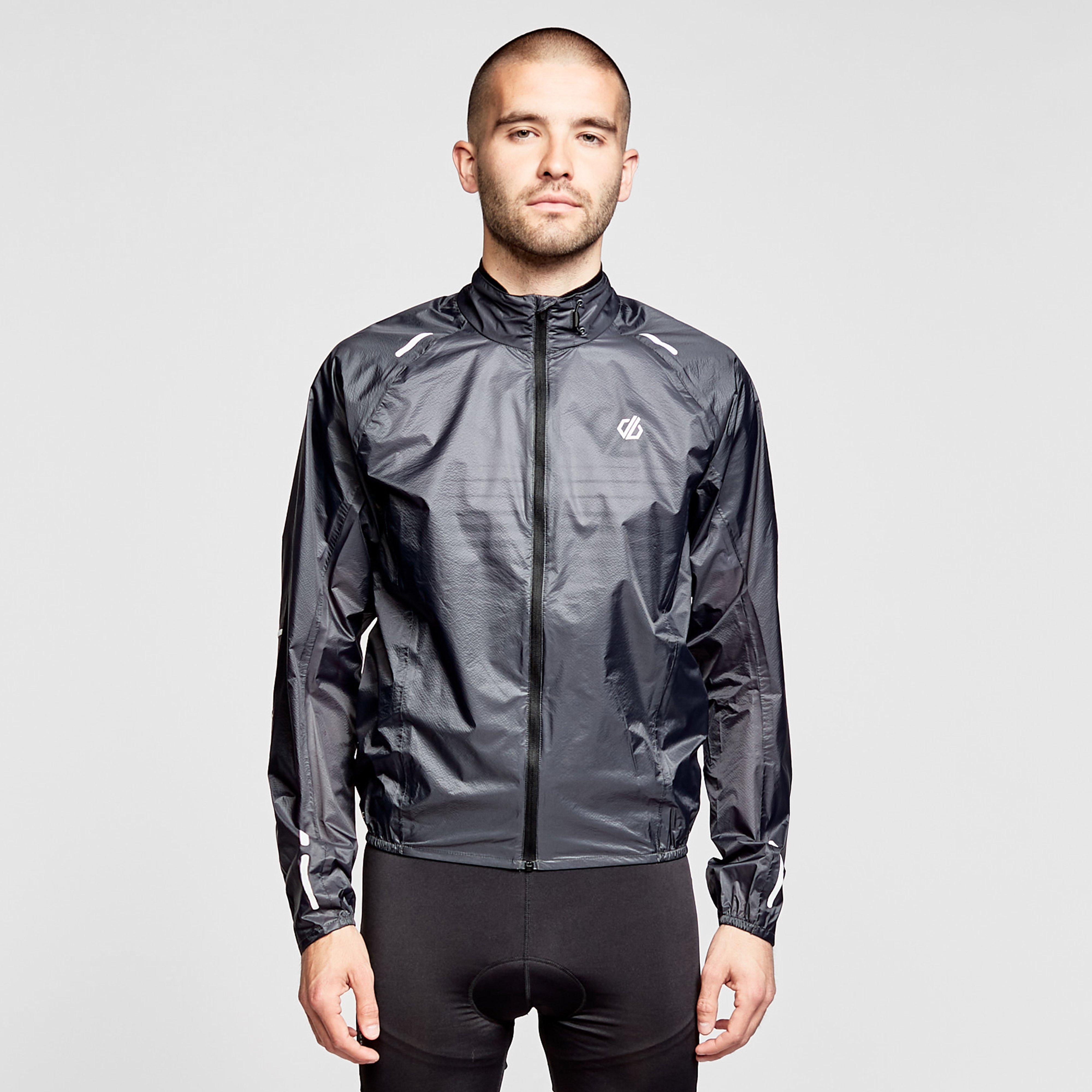 black cycling jacket