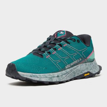 Blue Merrell Women’s Moab Flight Trail Running Shoe