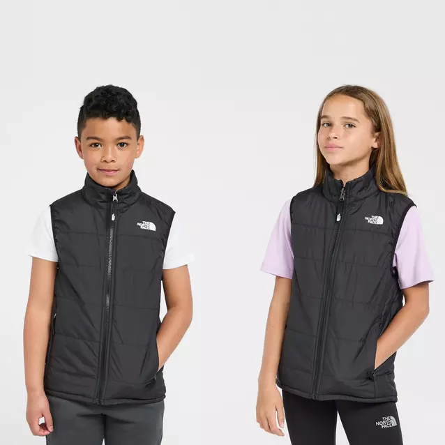 North face nuptse gilet hot sale junior