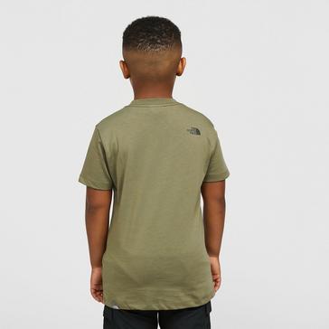 Green The North Face Boy's Easy Tee