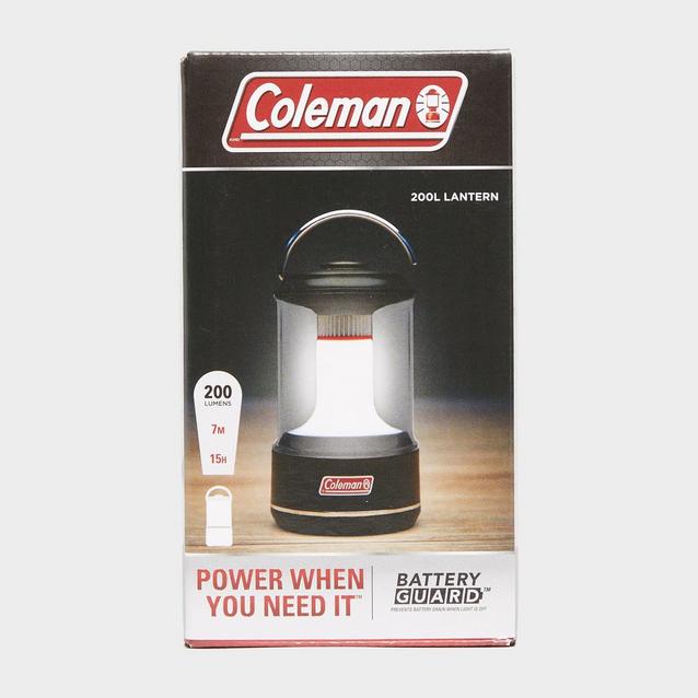 Coleman Battery Guard 200 Lumens Mini LED Lantern - Black