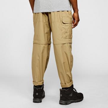 Beige Craghoppers Men’s Kiwi Convertible Trousers (Long)