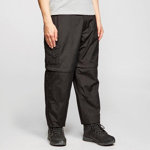 Black Craghoppers Men’s Kiwi Convertible Trousers (Short) image 1