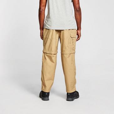Beige Craghoppers Men’s Kiwi Convertible Trousers (Short)