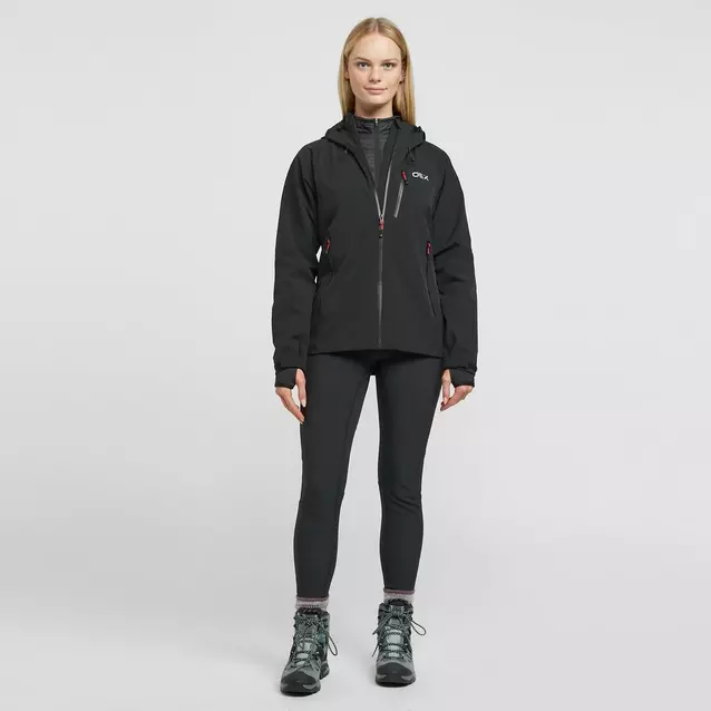 OEX Women's Fortitude Waterproof and Breathable Jacket with Adjustable Hood