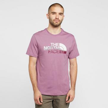 Purple The North Face Men’s Mountain Line T-Shirt