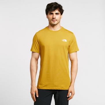 Yellow The North Face Men’s Simple Dome T-Shirt