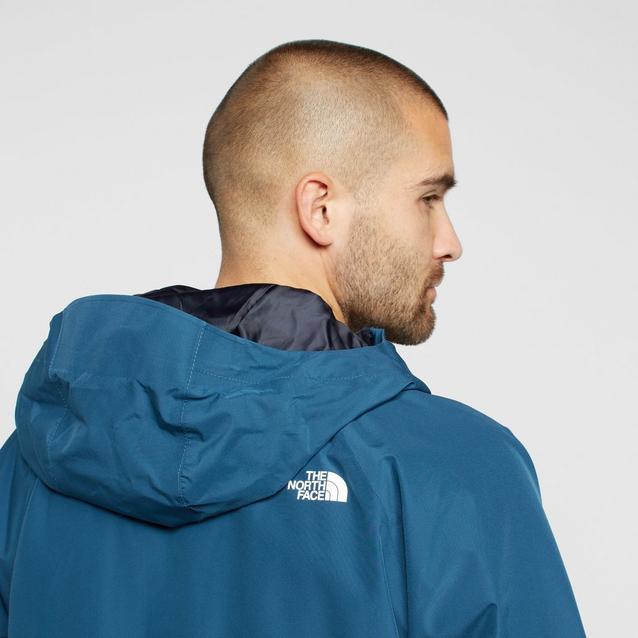 Blue north face store waterproof jacket