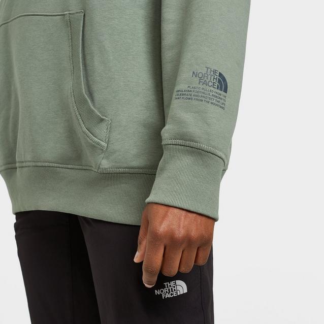 Mens green outlet north face hoodie