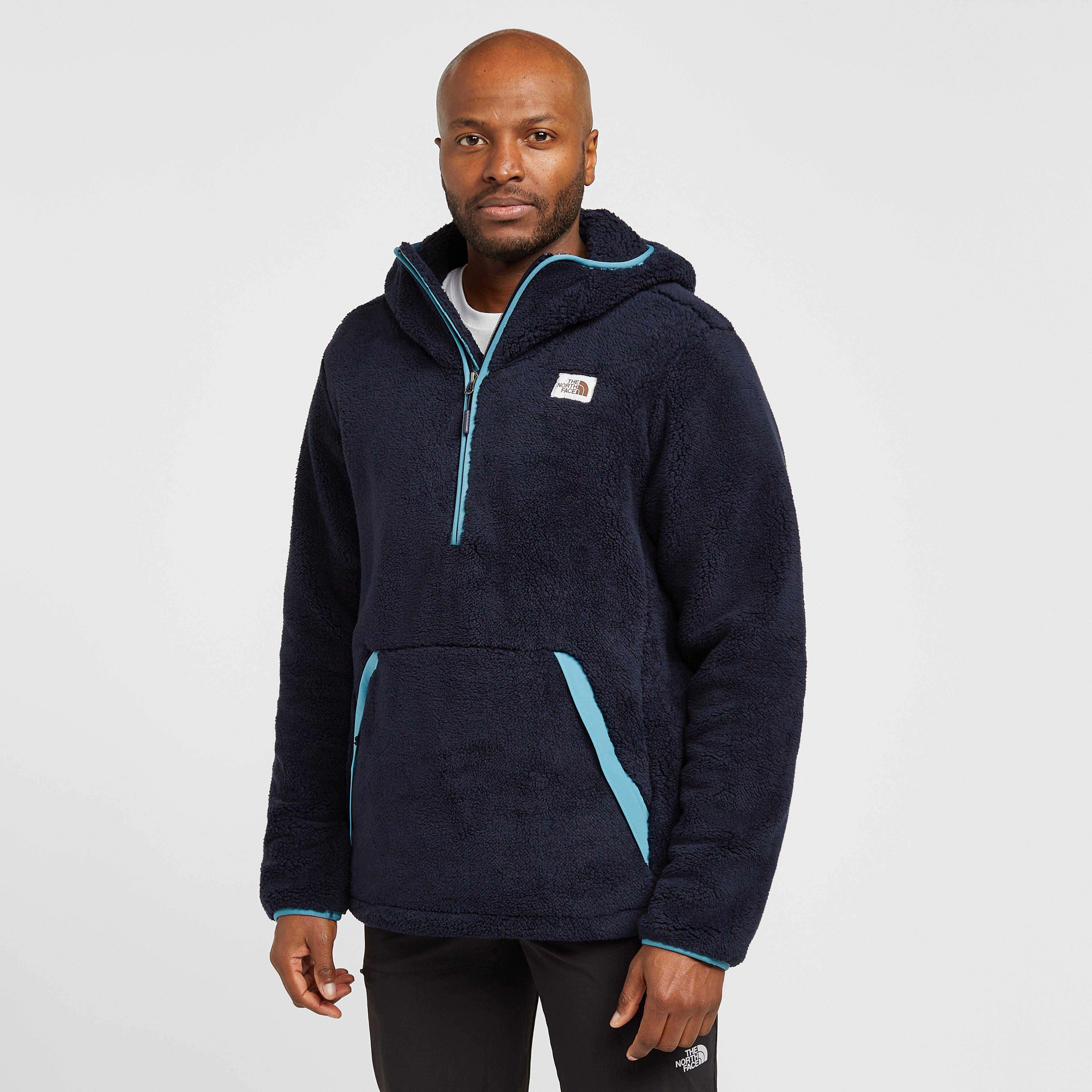 Image of The North Face Men's Campshire Hooded Fleece - Navy/Navy, NAVY/NAVY