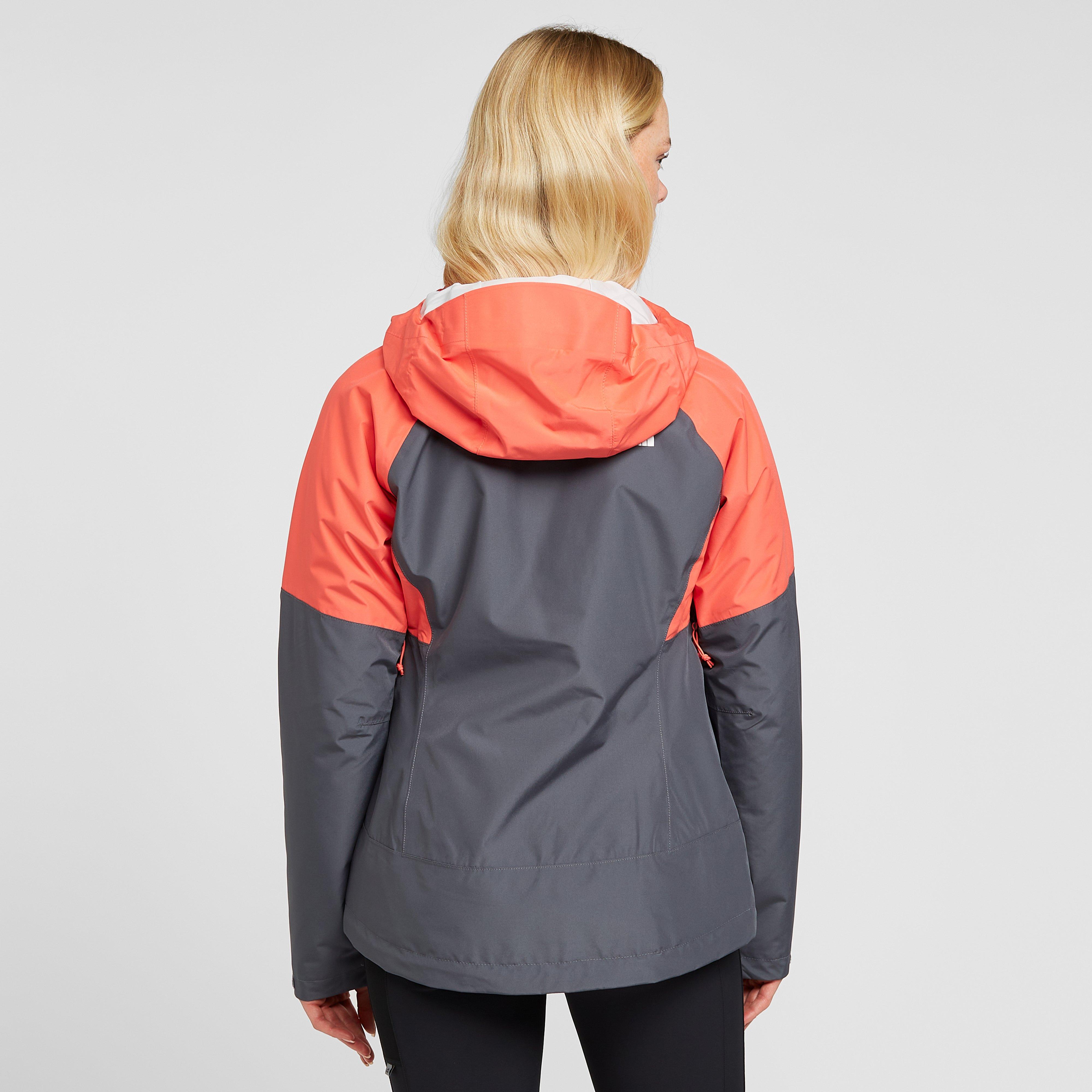 north face orange rain jacket