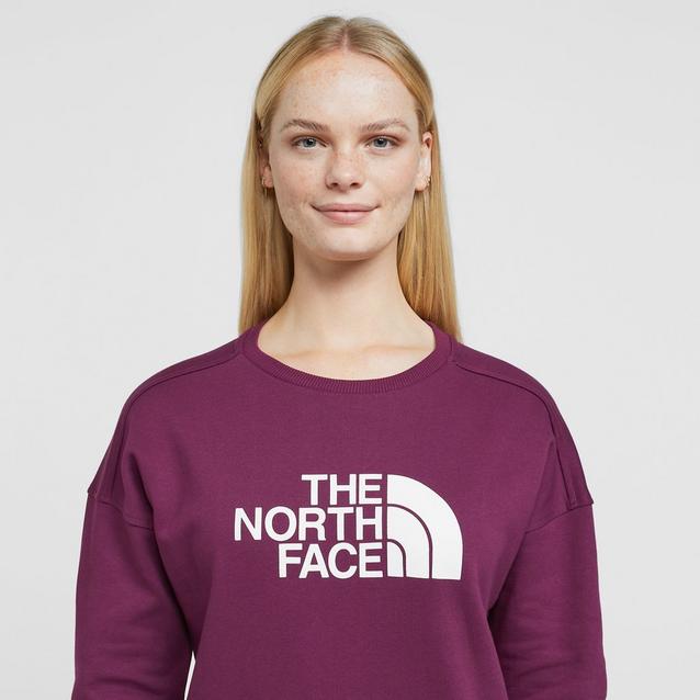 North face pink on sale sweater