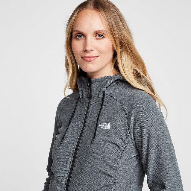 The north face women's mezzaluna on sale full zip hoodie