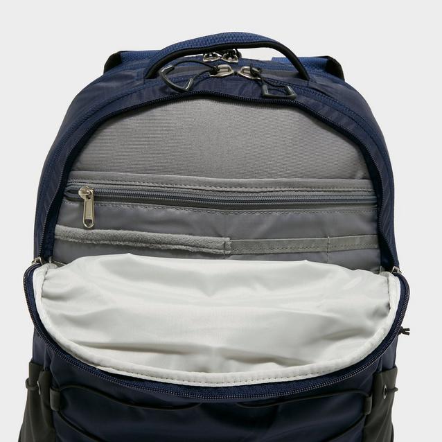 Silver north face on sale backpack