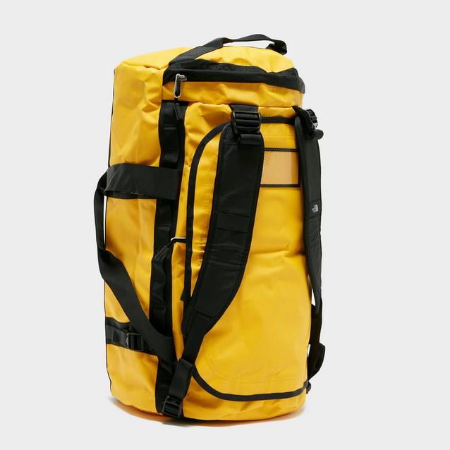 North face hotsell yellow duffel bag