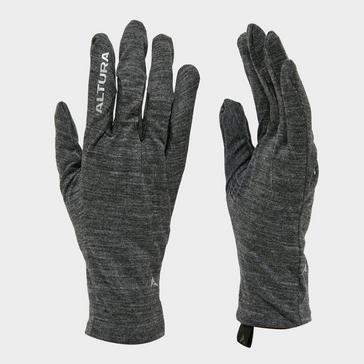 Grey Altura Merino Liner Gloves