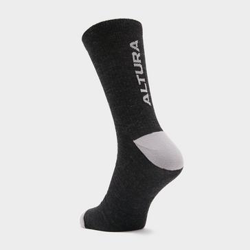 Black Altura Merino Sock