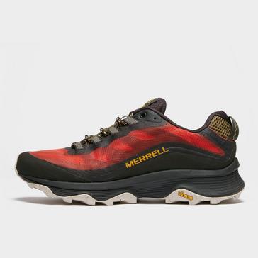 Orange Merrell Men’s Moab Speed Trail Running Shoes