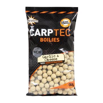 Yellow Dynamite CarpTec Garlic and Cheese Boilies (15mm)