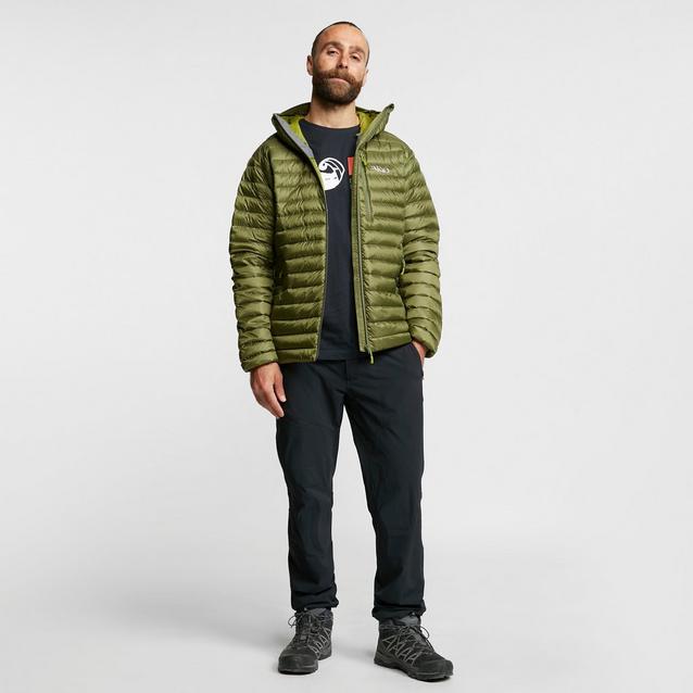 Mens green rab jacket best sale