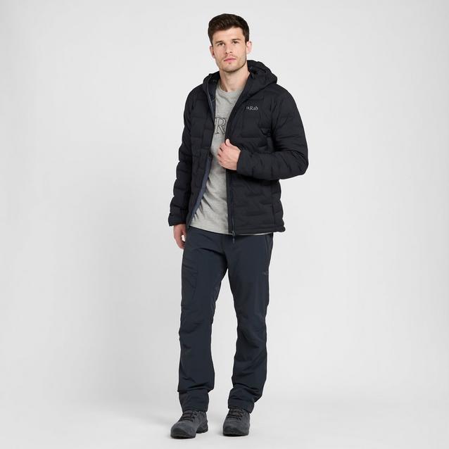 Packable stretch down sales hooded jacket