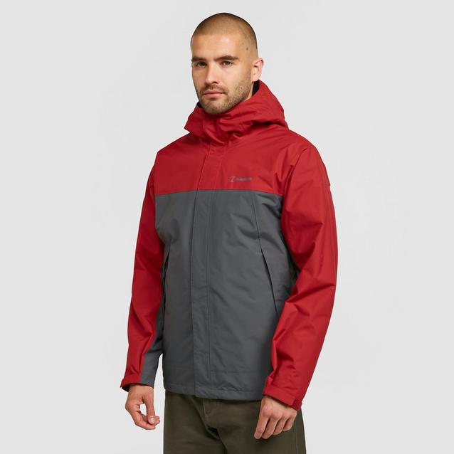 Red Berghaus Men’s Stormcloud Prime 3-in-1 Waterproof Jacket image 1