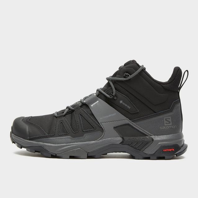 Black Salomon Men’s X Ultra 4 Mid Gore-Tex Walking Boots image 1