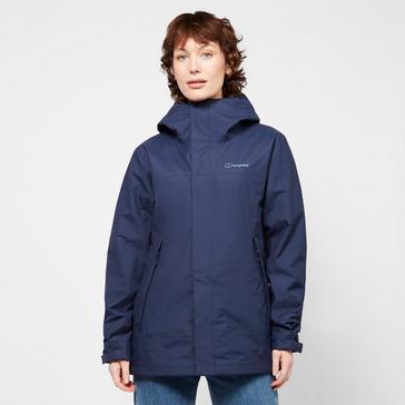 Navy Berghaus Women’s Stormcloud Prime 3-in-1 Waterproof Jacket