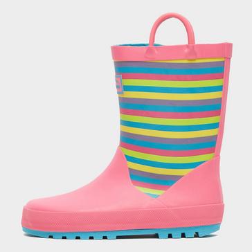 Pink Peter Storm Kids’ Stripe Wellies