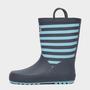 Navy Peter Storm Kids' Stripe Wellies