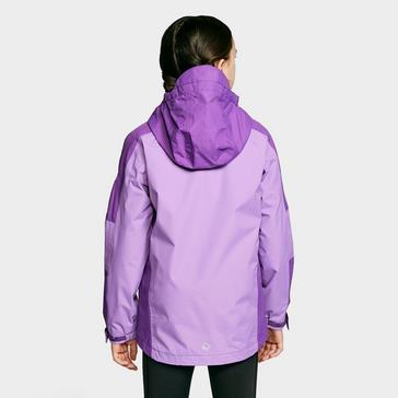 Purple Regatta Kids' Calderdale II Waterproof Jacket
