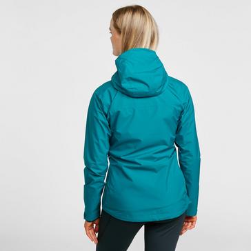 Green Rab Women's Downpour ECO Waterproof Jacket