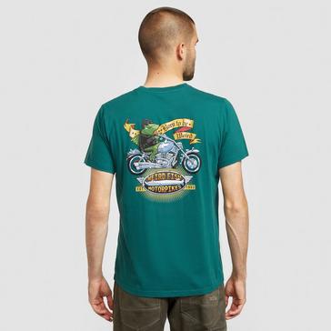 Green Weird Fish Men's Motorpikes T-shirt