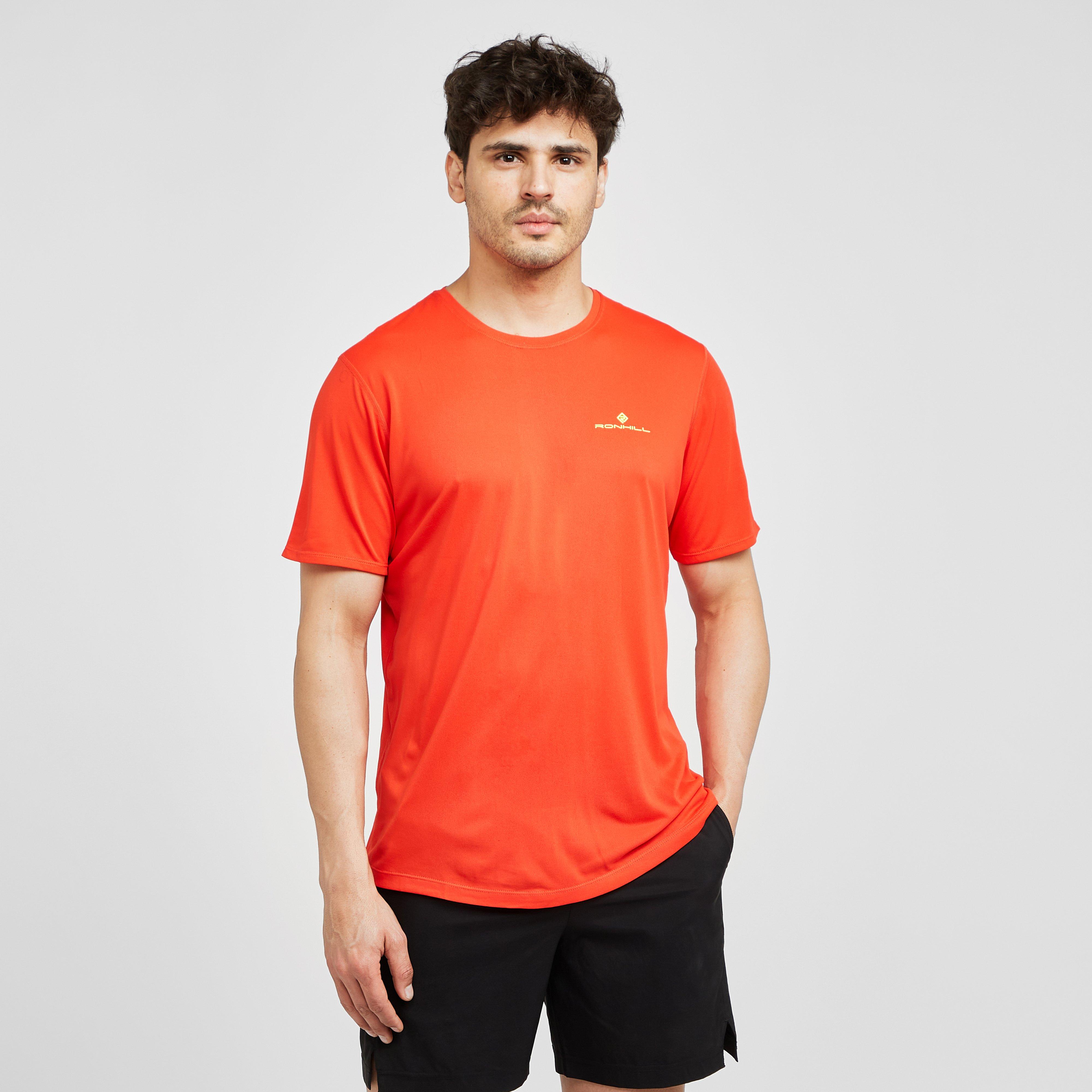 Image of Ronhill Men's Core Short Sleeve T-Shirt - Red/Red, RED/RED
