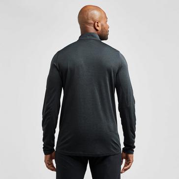 Black Montane Men’s Dart Zip Neck Long Sleeve T-Shirt