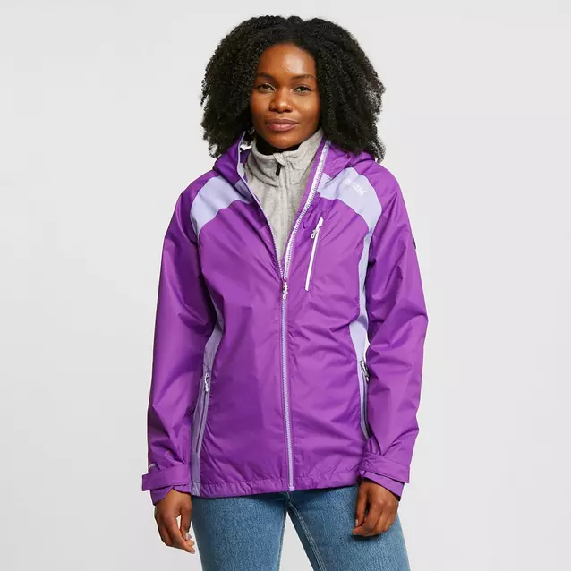 Womens purple 2025 waterproof jacket