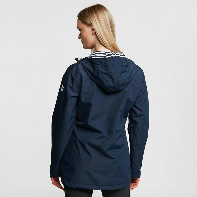 Women's bertille lightweight store hooded waterproof jacket navy