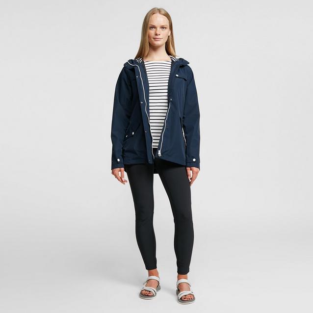 Women's bertille lightweight hooded waterproof sale jacket navy