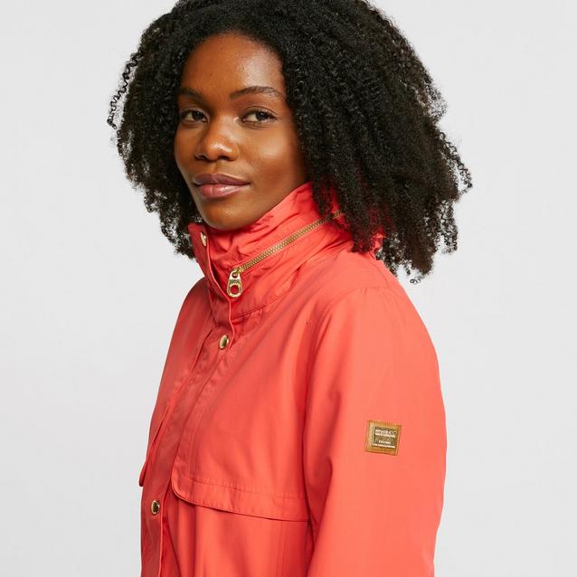 Barbour waterproof best sale jacket womens red