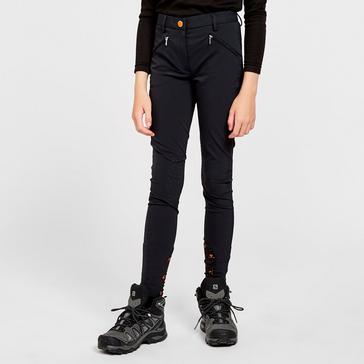 Black/Grey Aubrion Kids' Thompson Knee Patch Breeches