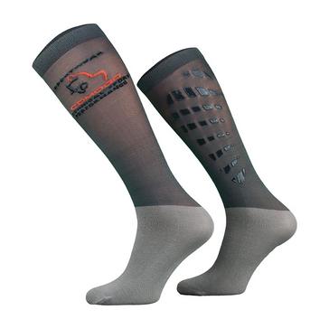 Grey Comodo Unisex Silicone Grip Socks